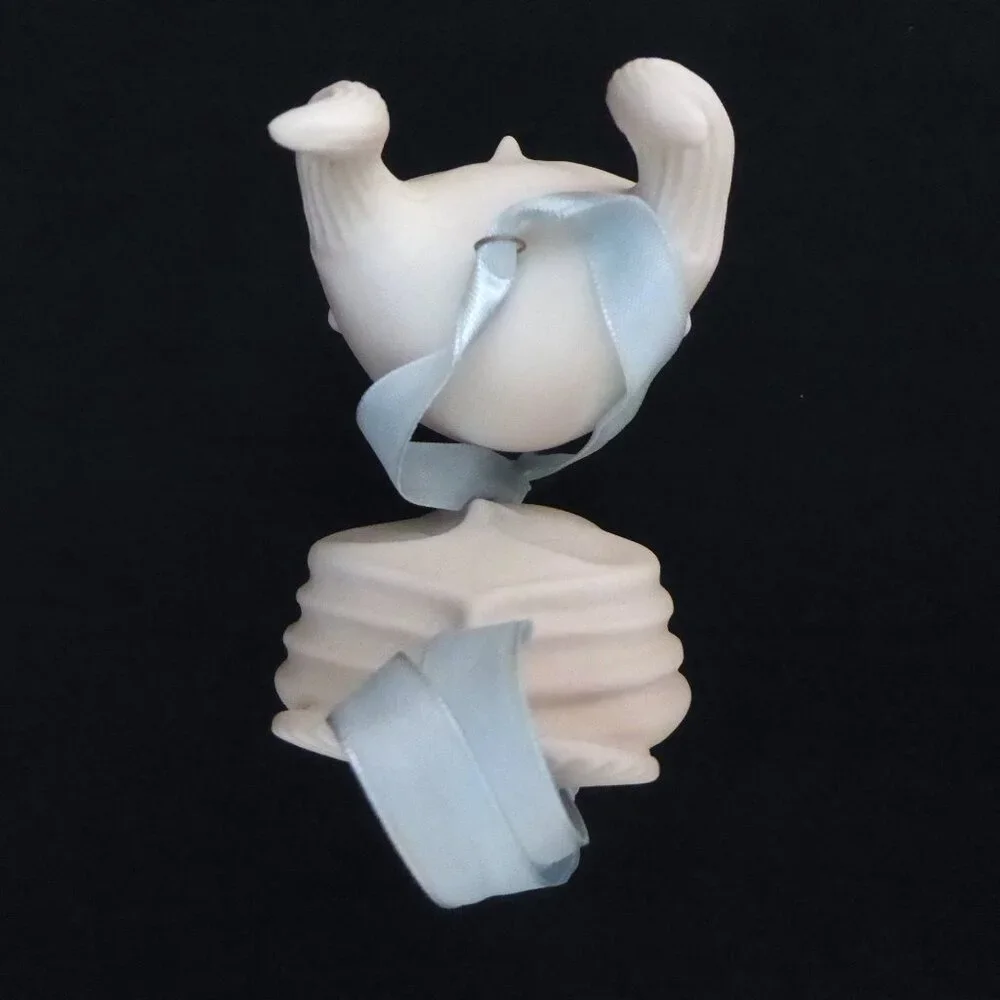 NEW JONATHAN ADLER NAUGHTY & NICE ANGEL DEVIL PORCELAIN ORNAMENT SET
